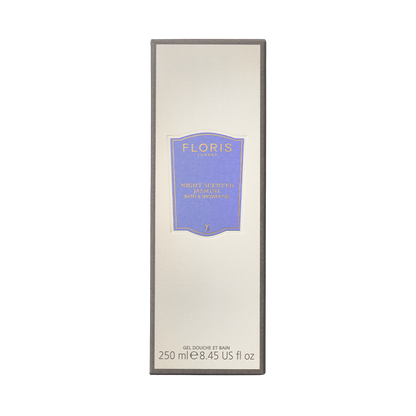 Floris Night Scented Jasmine Bath & Shower Gel 250mL box