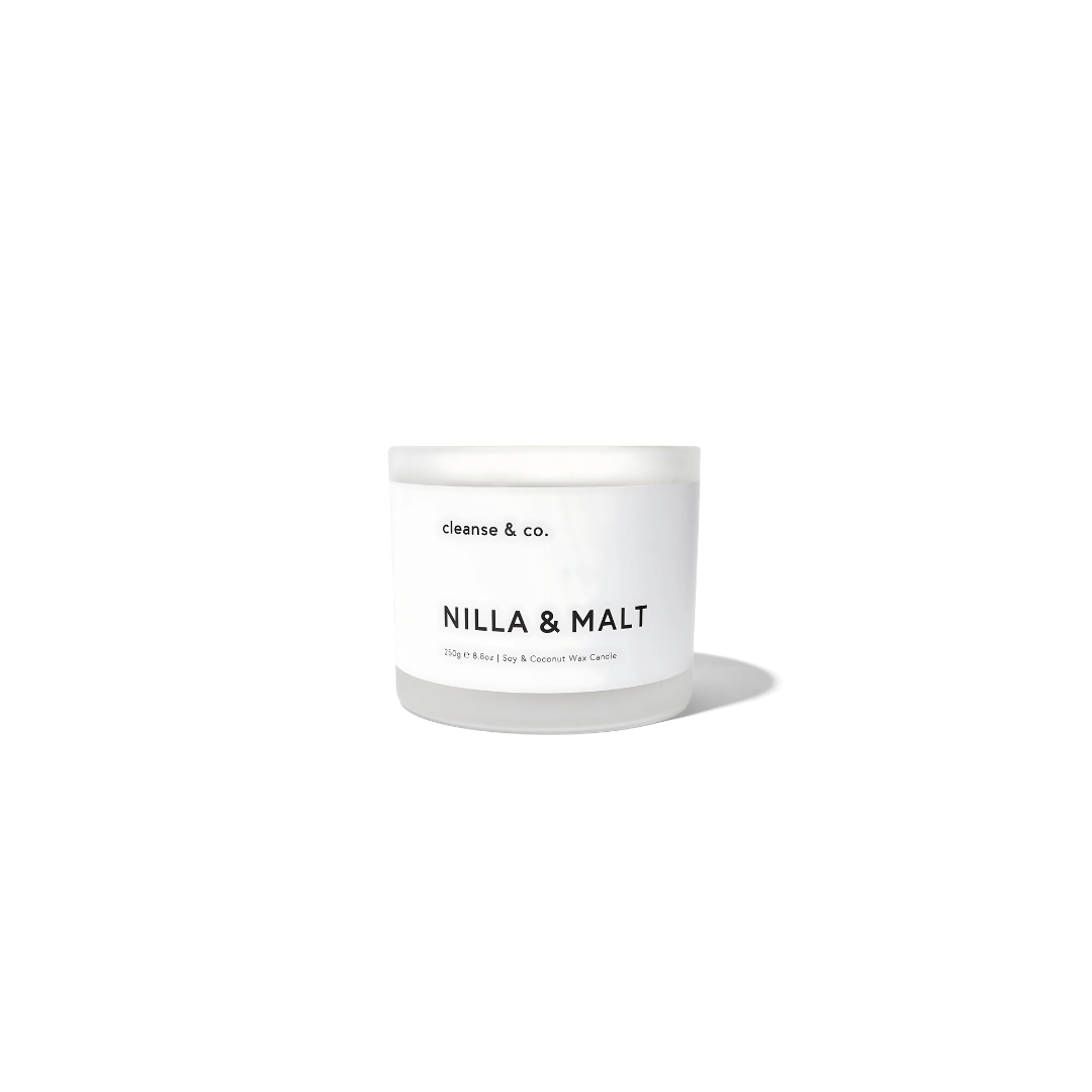 Cleanse & Co. Nilla & Malt Candle 250g