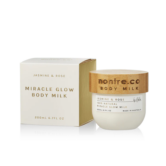 Nontre.co Miracle Glow Face & Body Milk Natural Jasmine & Rose 200mL
