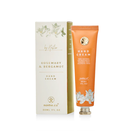 Nontre.co Natural Hand Cream Bergamot & Rosemary 30mL