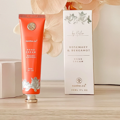 Nontre.co Natural Hand Cream Bergamot & Rosemary 30mL