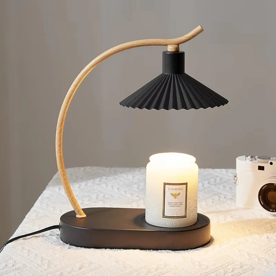 Nordic Style Folding Table Lamp & Candle Wax Heater
