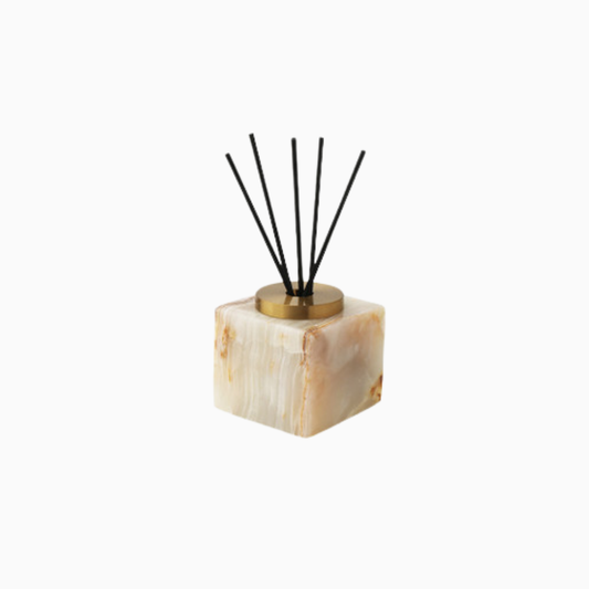 Nordic Marble Aromatherapy Bottle — Minimalist Stone Diffuser Decor Reed Diffuser