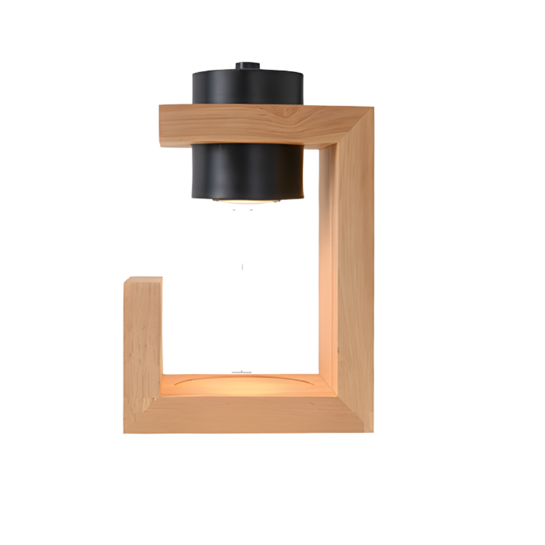 Nordic Wood Candle Warmer Lamp Aromatherapy Wax Melting Table Lamp (110V/230V) - The Gift Company