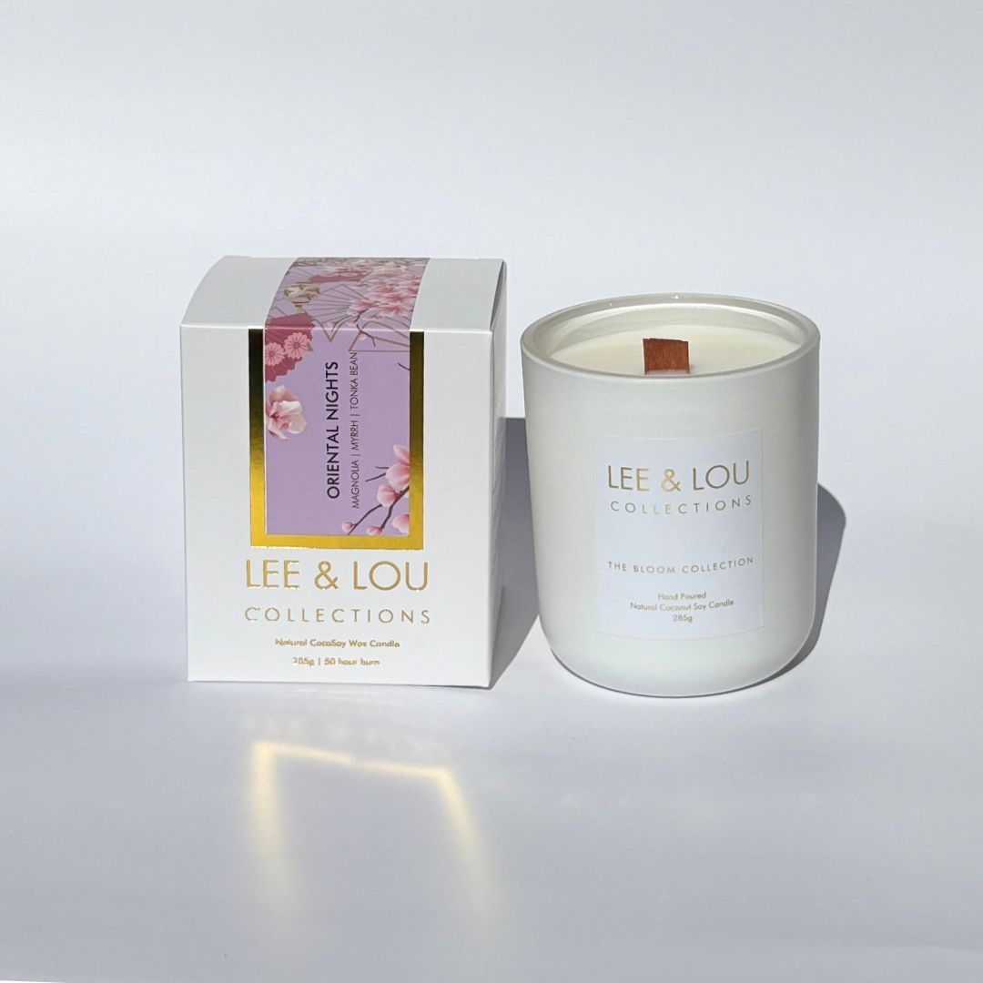 Lee & Lou Oriental Nights Bloom Candle 285g additional supplier image 4