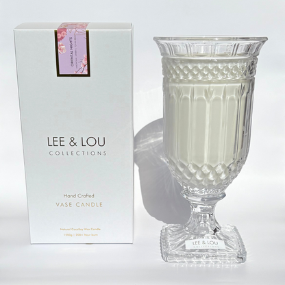 Lee & Lou Oriental Nights Crystal Vase Candle 1.5kg additional supplier image 9
