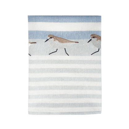 Grubentuch German Quality Tea Towels Ocean Sandpipers