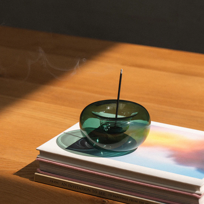 Studio Milligram Orbit Incense Holder Teal (100mm)