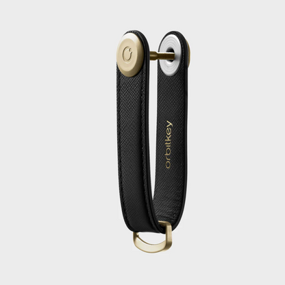 Orbitkey - Key Organiser Saffiano Liquorice Black