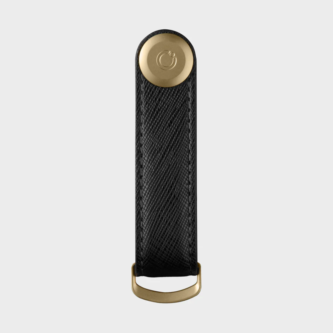 Orbitkey - Key Organiser Saffiano Liquorice Black