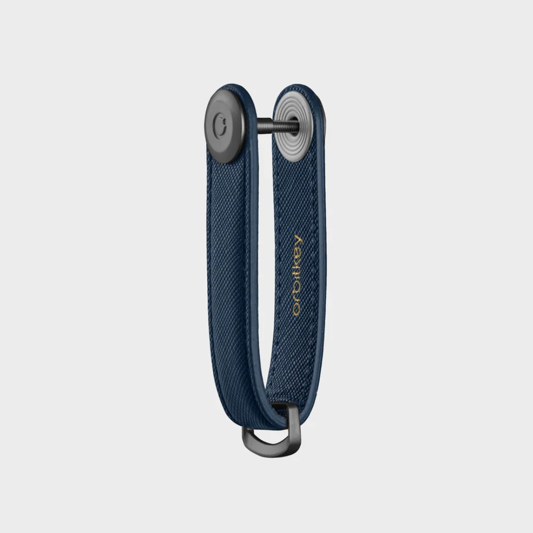 Orbitkey - Key Organiser Saffiano Oxford Navy