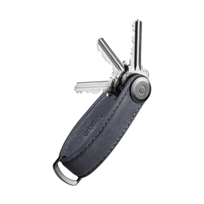 Orbitkey - Key Organiser Crazy-Horse Steel Grey