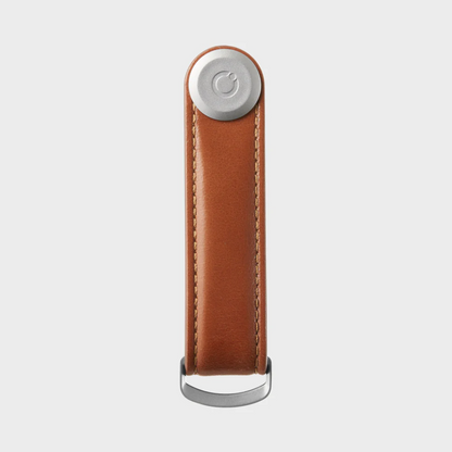 Orbitkey - Key Organiser Leather Cognac with Tan Stitching