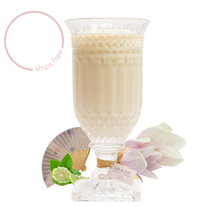 Lee & Lou Oriental Nights Crystal Vase Candle 1.5kg additional supplier image 10