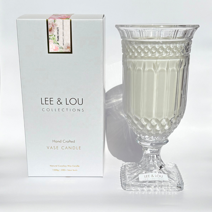Lee & Lou Park Hyatt Crystal Vase Candle 1.5kg additional supplier image 9