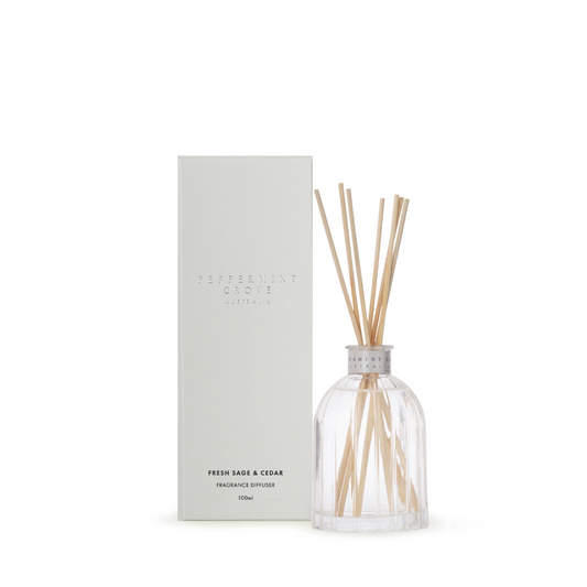 Peppermint Grove Diffuser 100mL Fresh Sage & Cedar