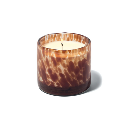 Paddywax Hand Blown Amber Bubble Glass Candle - Baltic Ember 226g