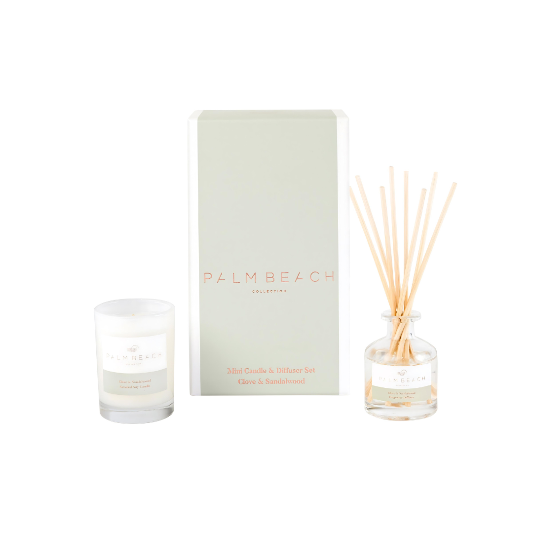 Palm Beach Clove & Sandalwood Mini Candle & Diffuser