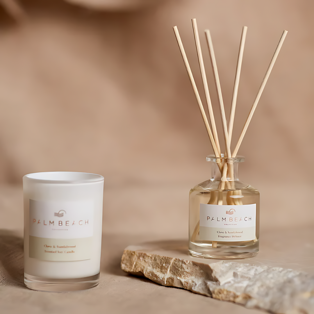 Palm Beach Clove & Sandalwood Mini Candle & Diffuser