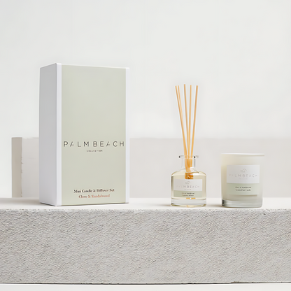 Palm Beach Clove & Sandalwood Mini Candle & Diffuser