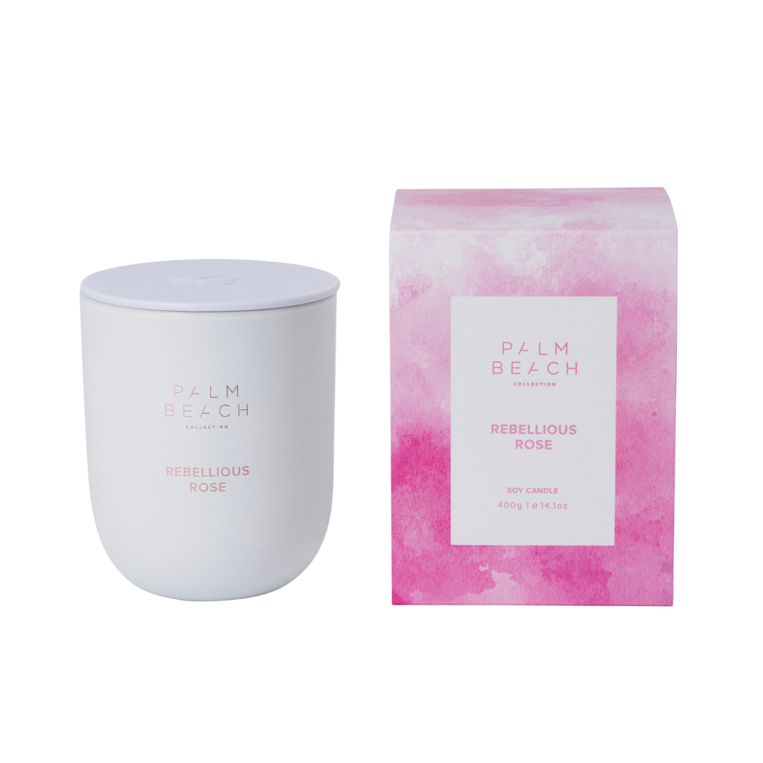 Palm Beach Rebellious Rose Candle 400g