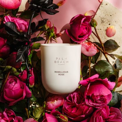 Palm Beach Rebellious Rose Candle 400g