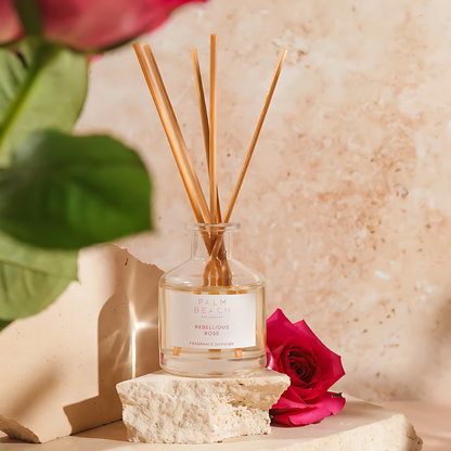 Palm Beach Reed Diffuser - Rebellious Rose 50mL