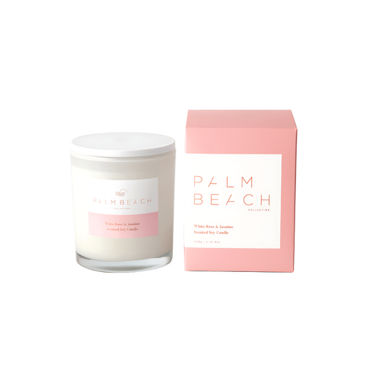 Palm Beach White Rose & Jasmine Candle 420g