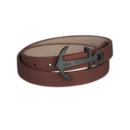 Paul Hewitt North Bound Black / Brown Bracelet - M