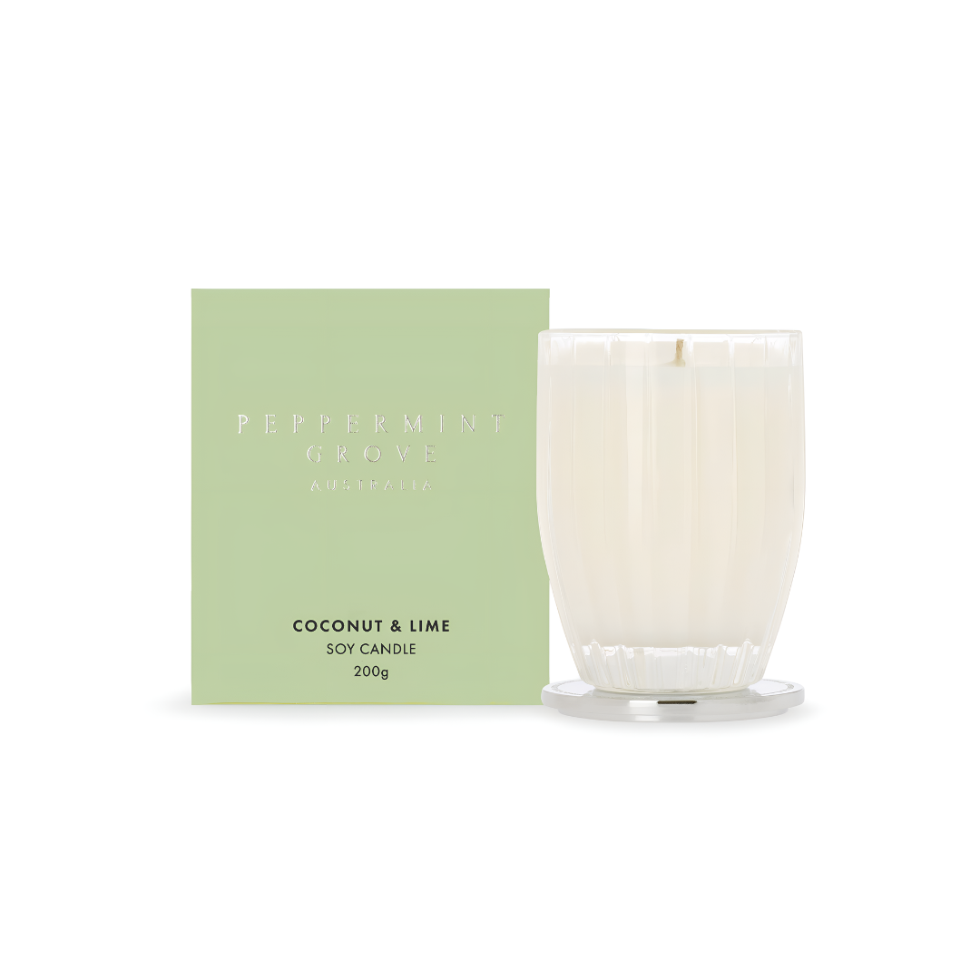 Peppermint Grove Coconut & Lime Soy Candle 200g