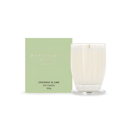 Peppermint Grove Coconut & Lime Soy Candle 200g