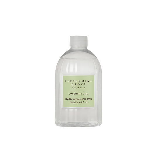 Peppermint Grove Diffuser Refill 500mL - Coconut & Lime