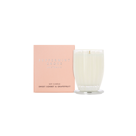 Peppermint Grove Sweet Sorbet & Grapefruit Soy Candle 200g