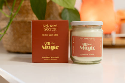 Beloved Scents You Are Magic Bergamot & Orange Soy Candle – 80hr Burn