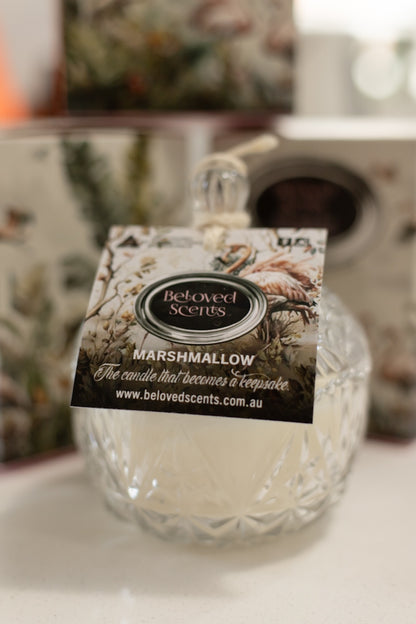 Beloved Scents Marshmallow Keepsake Candle 300g – 45hr Burn supplier image 1