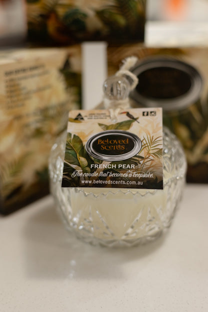 Beloved Scents French Pear Keepsake Candle 300g – 45hr Burn supplier image 1