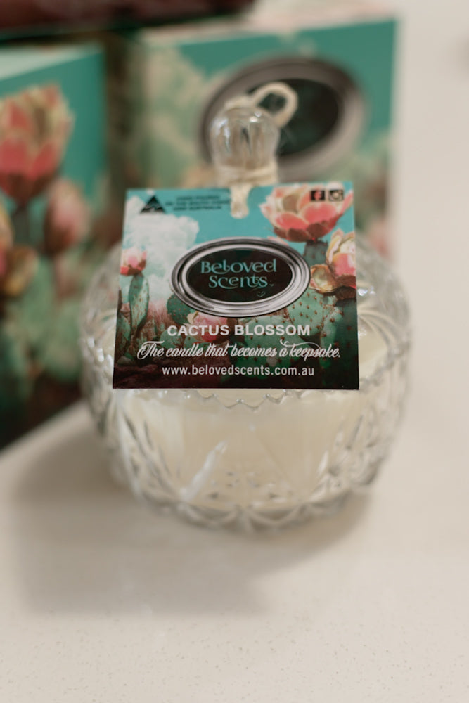 Beloved Scents Cactus Blossom Keepsake Candle 300g – 45hr Burn supplier image 2