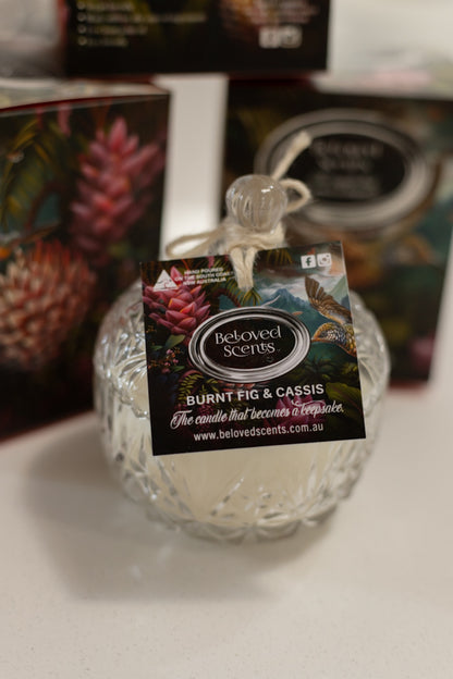 Beloved Scents Burnt Fig & Cassis Keepsake Candle 300g – 45hr Burn supplier image 1