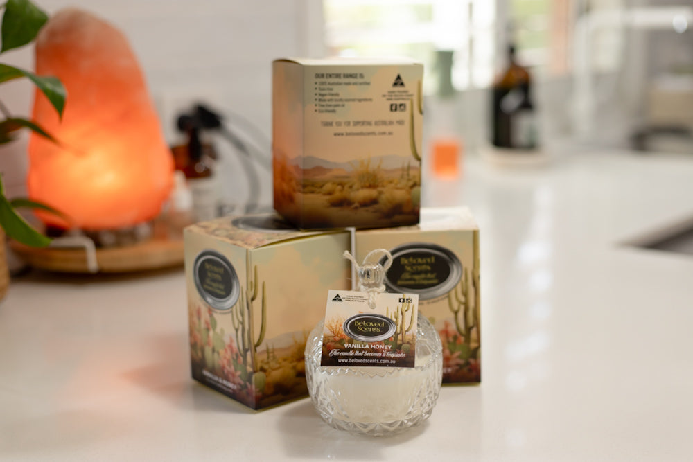 Beloved Scents Vanilla & Honey Keepsake Candle 300g – 45hr Burn supplier image 2
