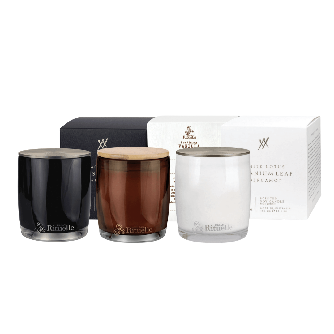 Urban Rituelle Modern Home Candle Trio 400g