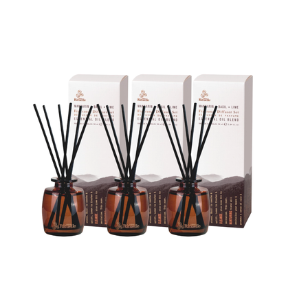 Urban Rituelle Mini Diffuser Bundle x 3 - Mandarin, Basil & Lime 90mL