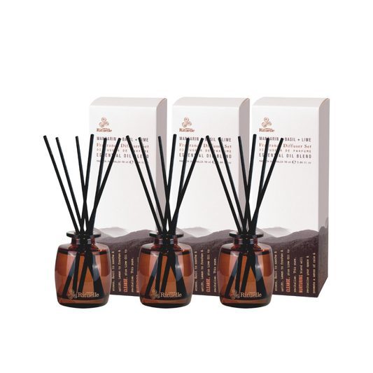 Urban Rituelle Mini Diffuser Bundle x 3 - Mandarin, Basil & Lime 90mL