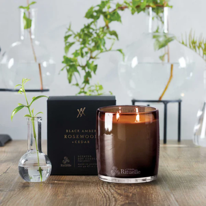 Urban Rituelle Black Amber, Rosewood & Cedar Candle & Diffuser Bundle