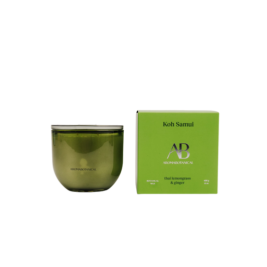 Aromabotanical Koh Samui – Thai Lemongrass & Ginger Scented Candle 400g