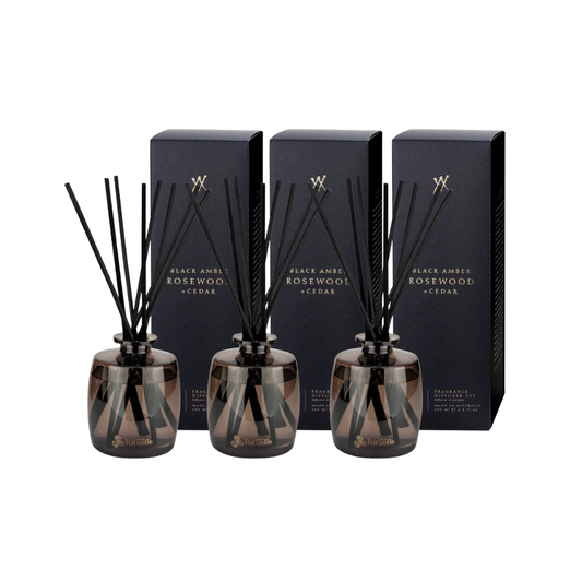 Urban Rituelle Diffuser - Black Amber, Rosewood & Cedar 200mL x 3 - Bundle