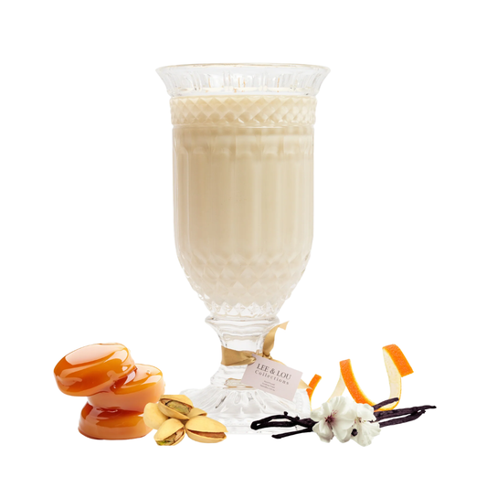 Lee & Lou Brazilian Beach Crystal Vase Candle 1.5kg