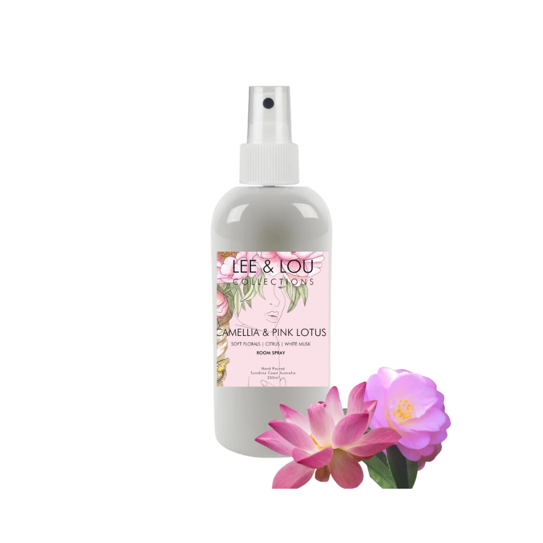 Lee & Lou Camellia & Pink Lotus Room Spray 250mL