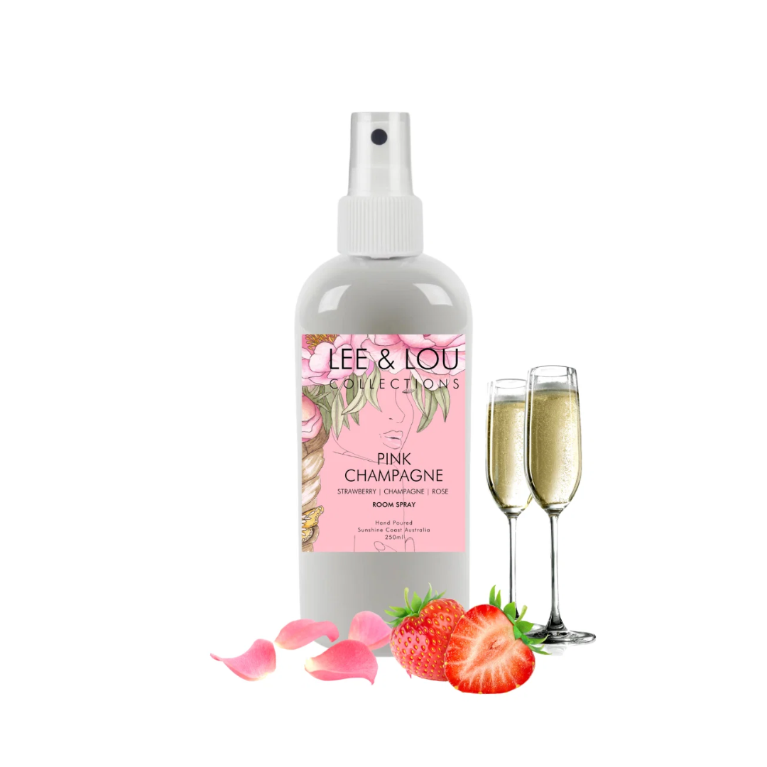 Lee & Lou Pink Champagne Room Spray 250mL