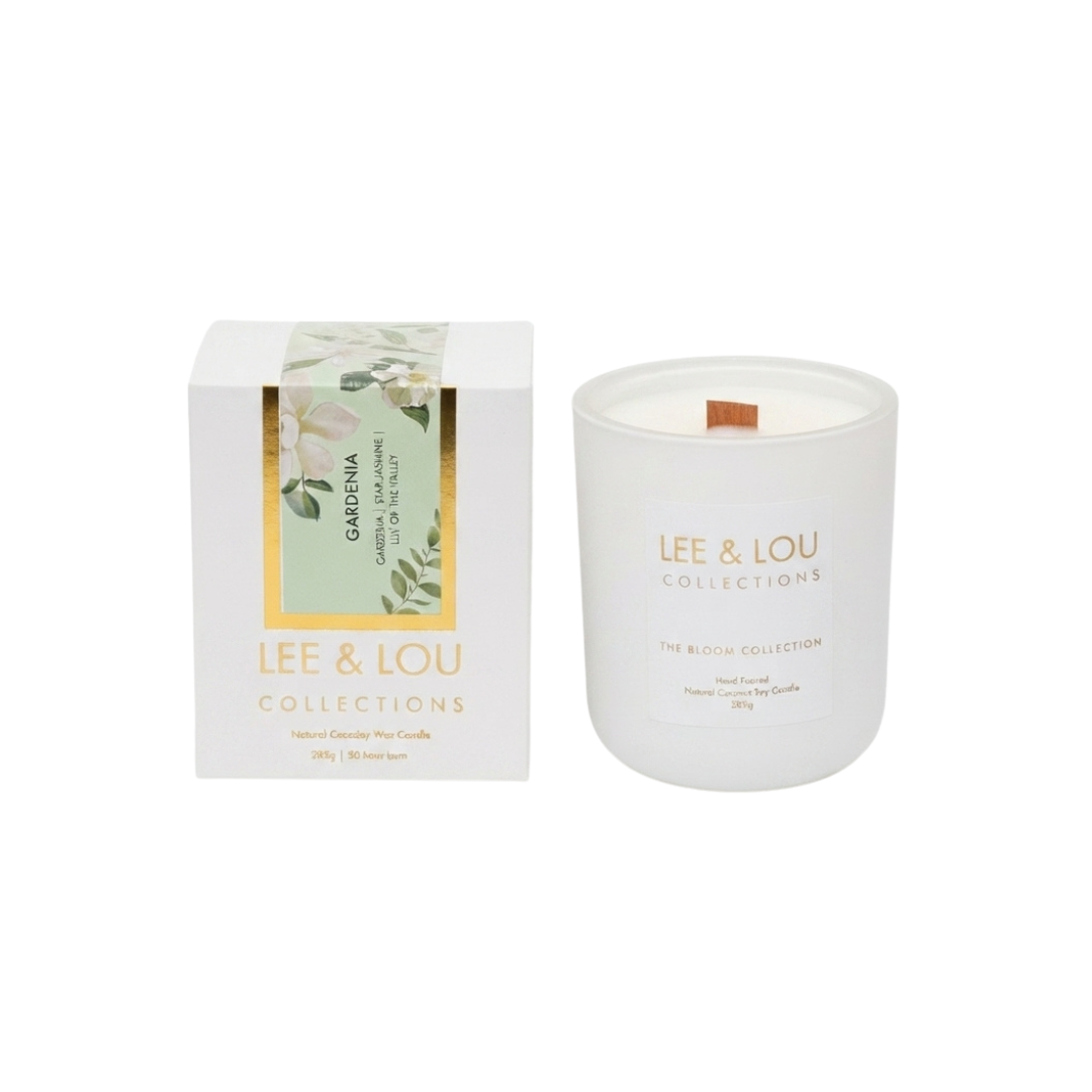 Lee & Lou Gardenia Bloom Candle 285g