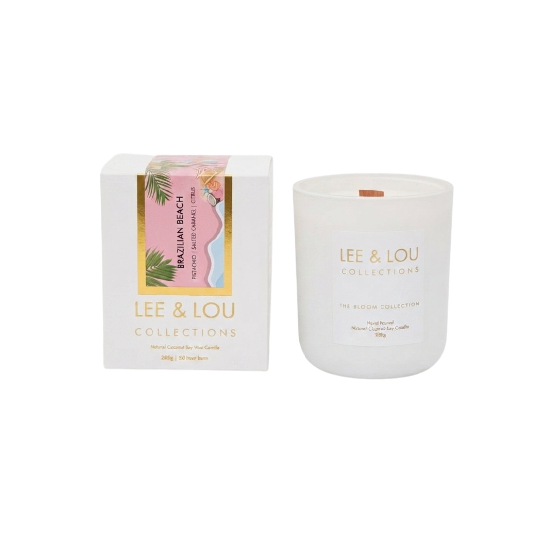 Lee & Lou Brazilian Beach Bloom Candle 285g